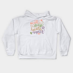 Eat Sleep Beach Repeat Kids Hoodie